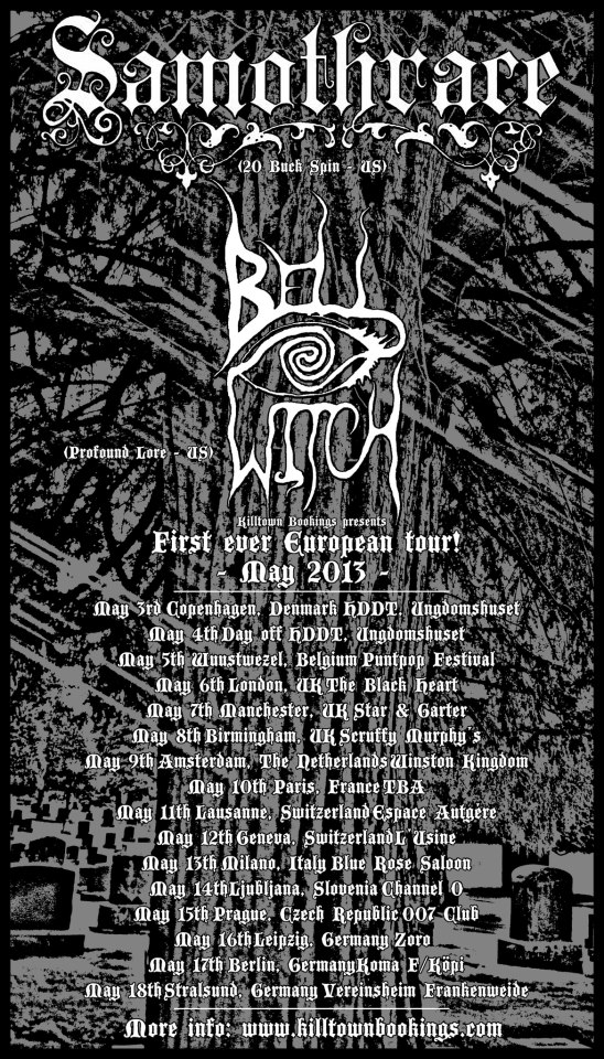 Samothrace and Bell Witch at Køpi 17/05/13