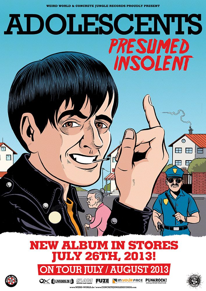 The Adolescents at SO36 12/07/13