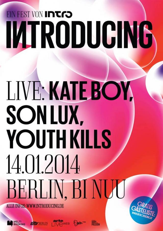 Kate Boy, Son Lux, and Youth Kills at Bi Nuu 14/01/14