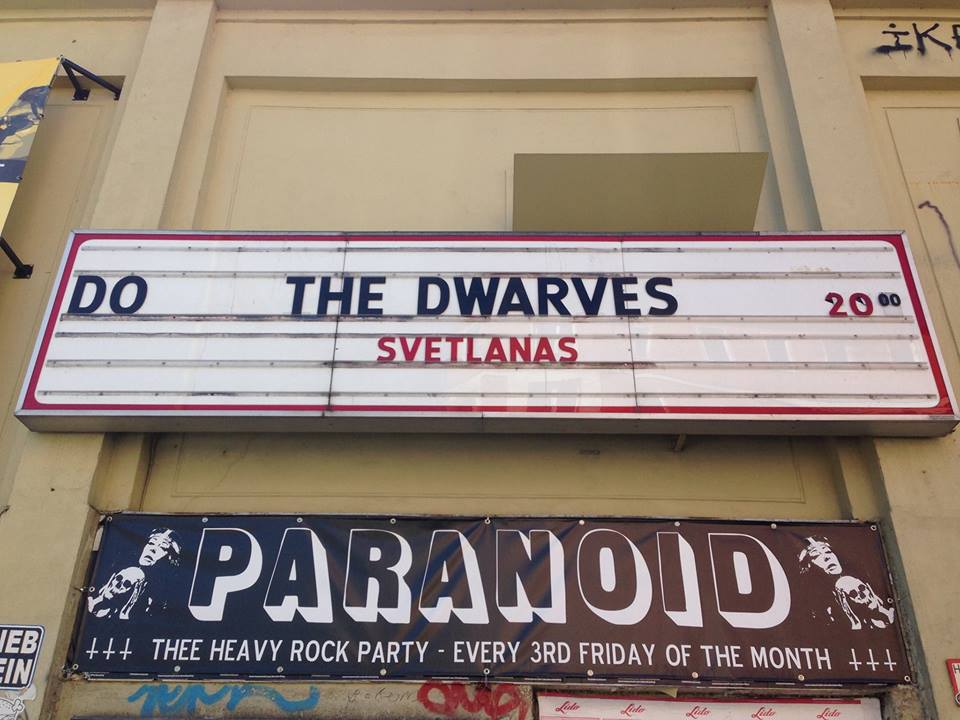 The Dwarves at Lido 23/04/15